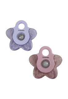 MAMA.LICIOUS Filibabba Cooling star Teether, 2-pack -Rose mix - 44444442