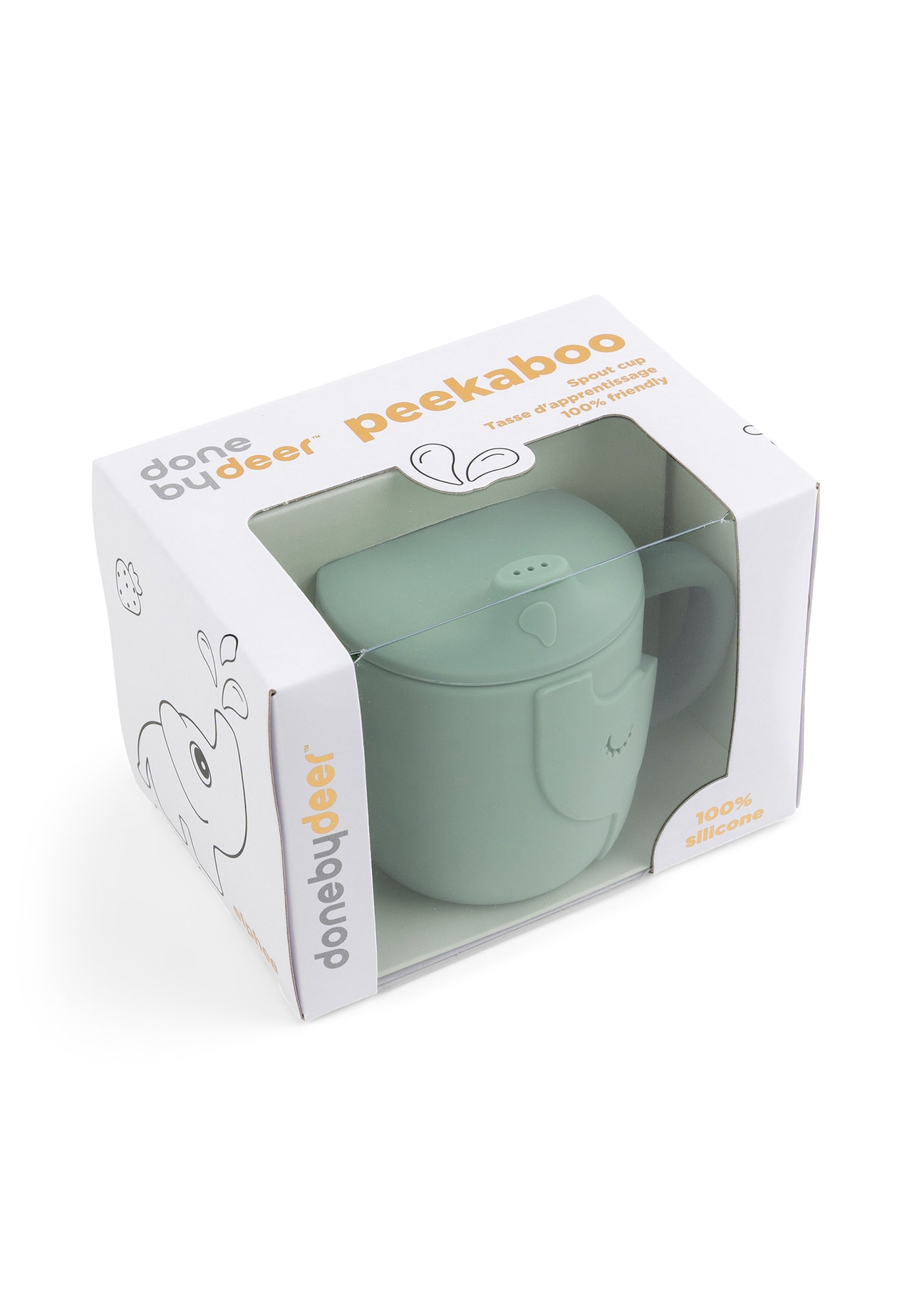 MAMA.LICIOUS Done by deer Peekaboo spout cup -Green - 55555540