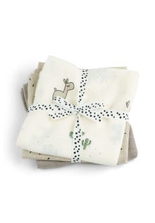 MAMA.LICIOUS 3-pack baby-cloths -Sand - 55555543
