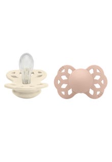 MAMA.LICIOUS 2er-Pack Schnuller -Ivory/Blush - 77777760