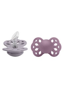 MAMA.LICIOUS 2er-Pack Schnuller -Fossil Grey/Mauve - 77777761