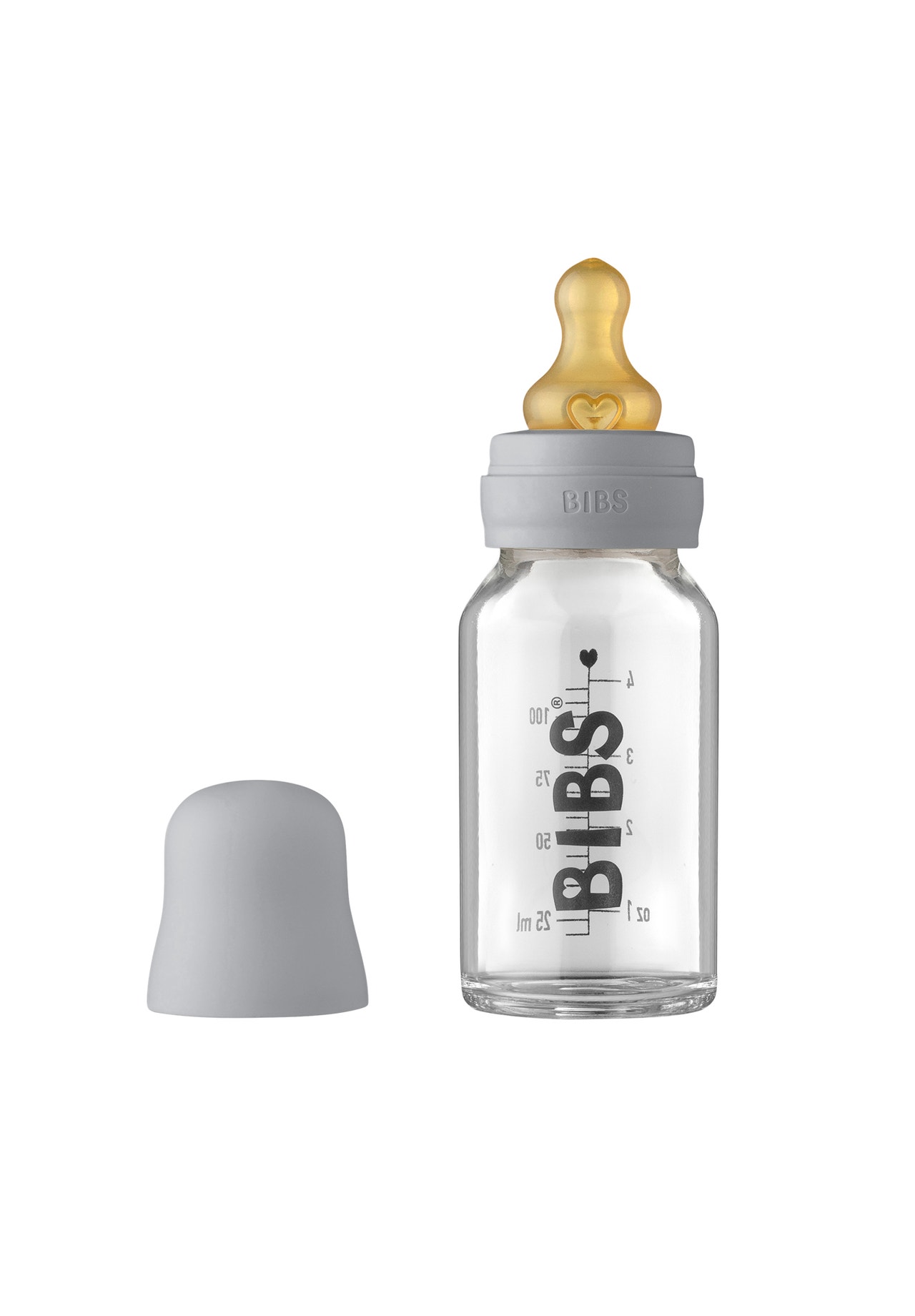 MAMA.LICIOUS BIBS Baby Glass Bottle Latex -Cloud - 77777768