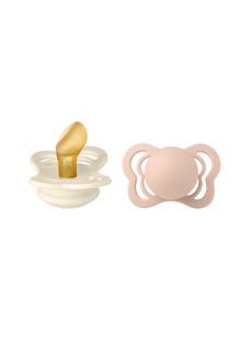 MAMA.LICIOUS 2er-Pack Schnuller -Ivory/Blush - 77777770