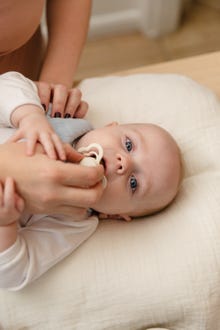 MAMA.LICIOUS BIBS Try-it collection pacifier -Pastel Rose Tan - 77777779