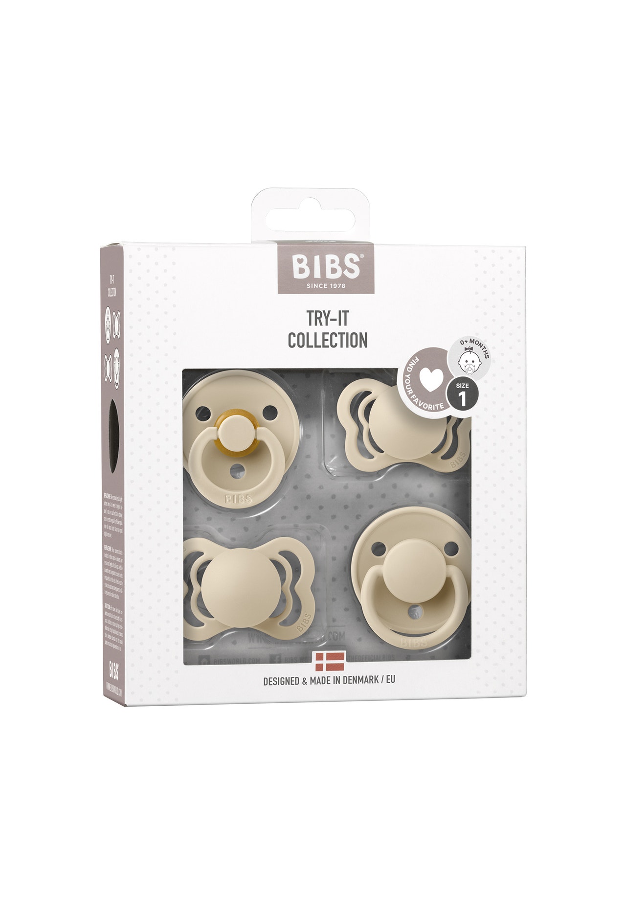 MAMA.LICIOUS BIBS Try-it collection pacifier -Vanilla - 77777779