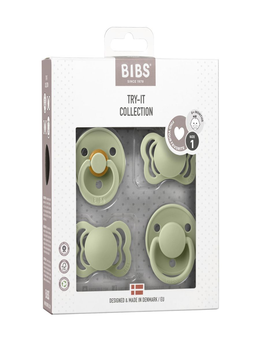 MAMA.LICIOUS BIBS Try-it collection pacifier -Sage - 77777779