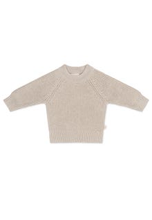 MAMA.LICIOUS Baby-strickpullover -Oatmeal Melange - 88888802
