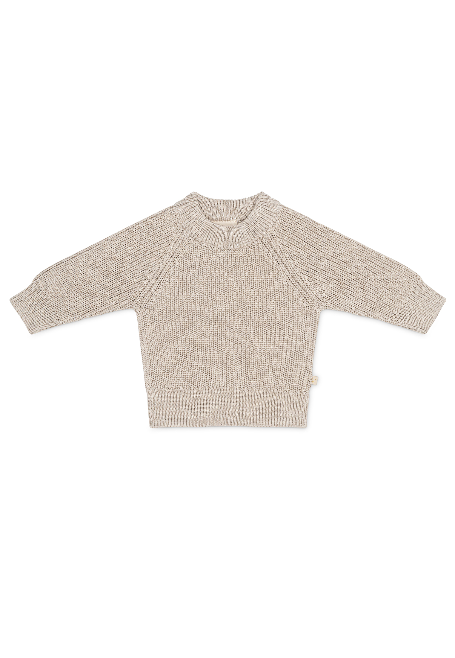 MAMA.LICIOUS Knitted baby-pullover -Oatmeal Melange - 88888802