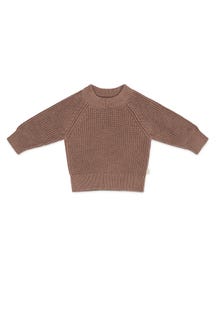 MAMA.LICIOUS that's mine Flo Sweater -Earth Brown Melange - 88888802