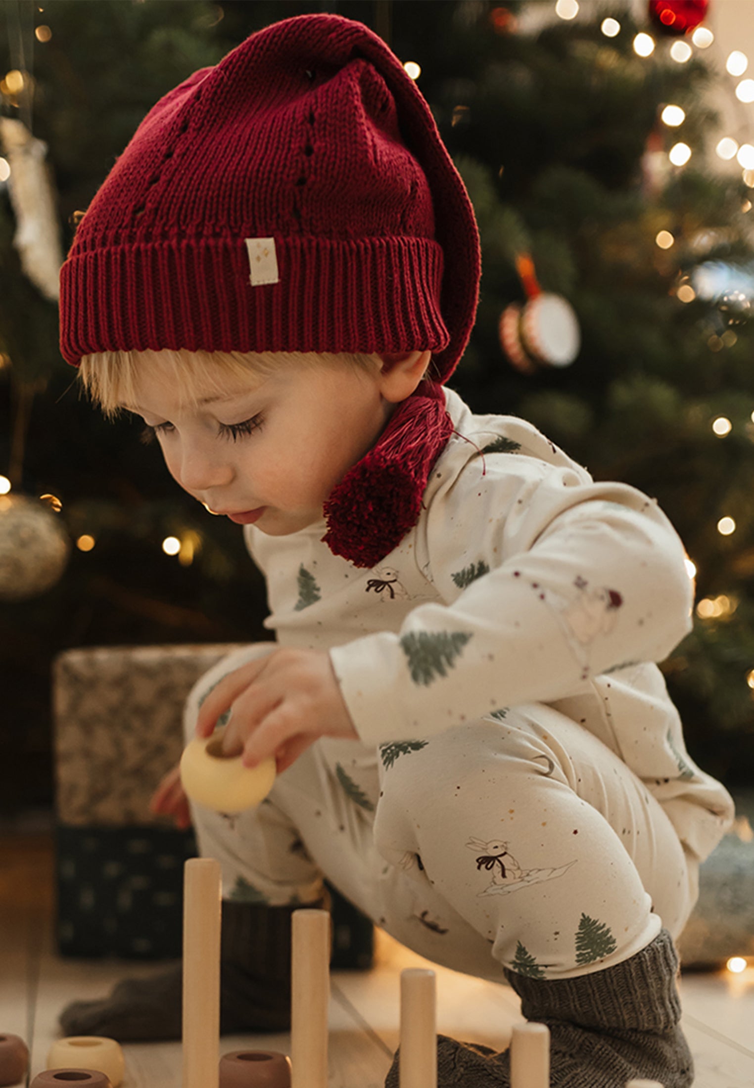 Christmas baby leggings