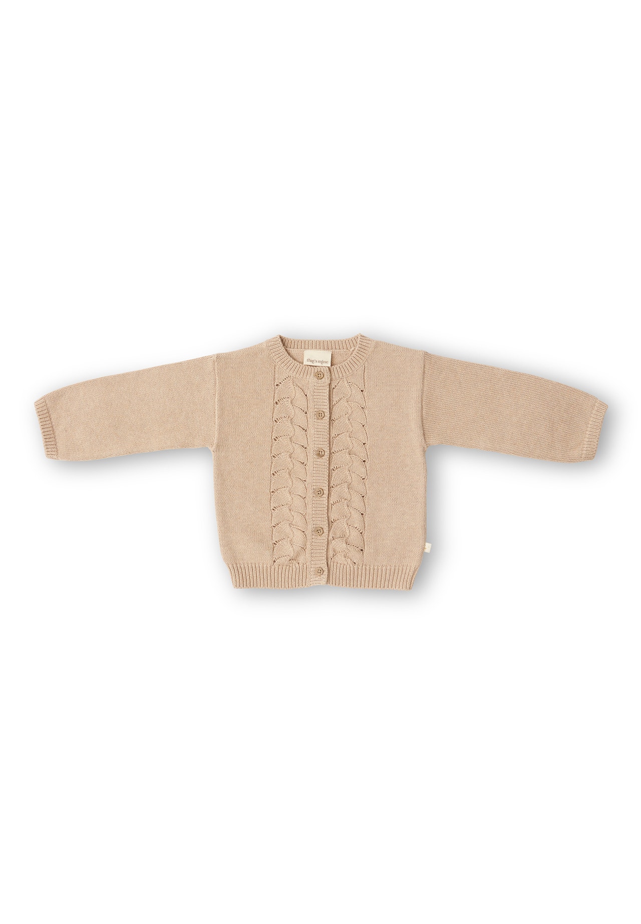 MAMA.LICIOUS Knitted baby-cardigan  -Beige - 88888816