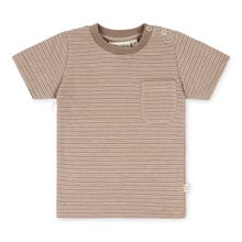 MAMA.LICIOUS 2-pack baby-t-shirt -stripes/earth brown - 88888828