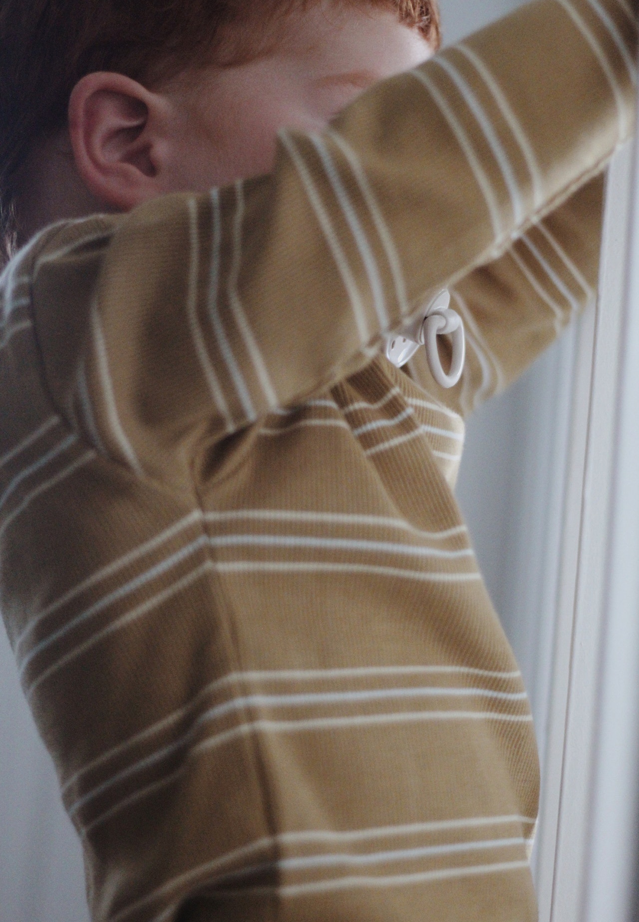 MAMA.LICIOUS Baby-bodysuit -Almond oil stripes - 99999970