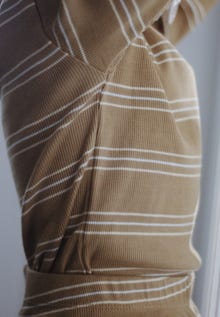 MAMA.LICIOUS vacvac BILLIE bodysuit -Almond oil stripes - 99999970