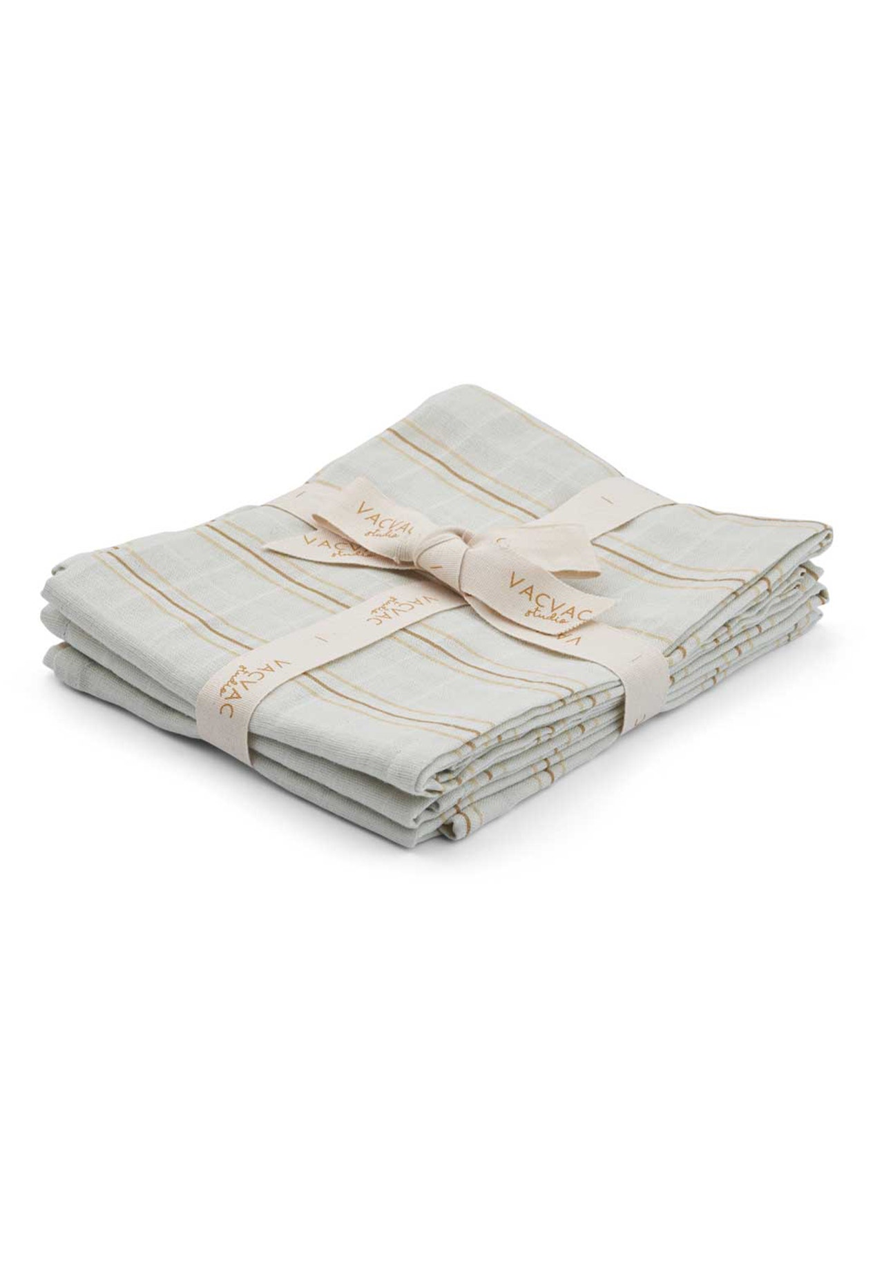MAMA.LICIOUS vacvac Muslin cloth, 3pack -Spablue stripes - 99999988