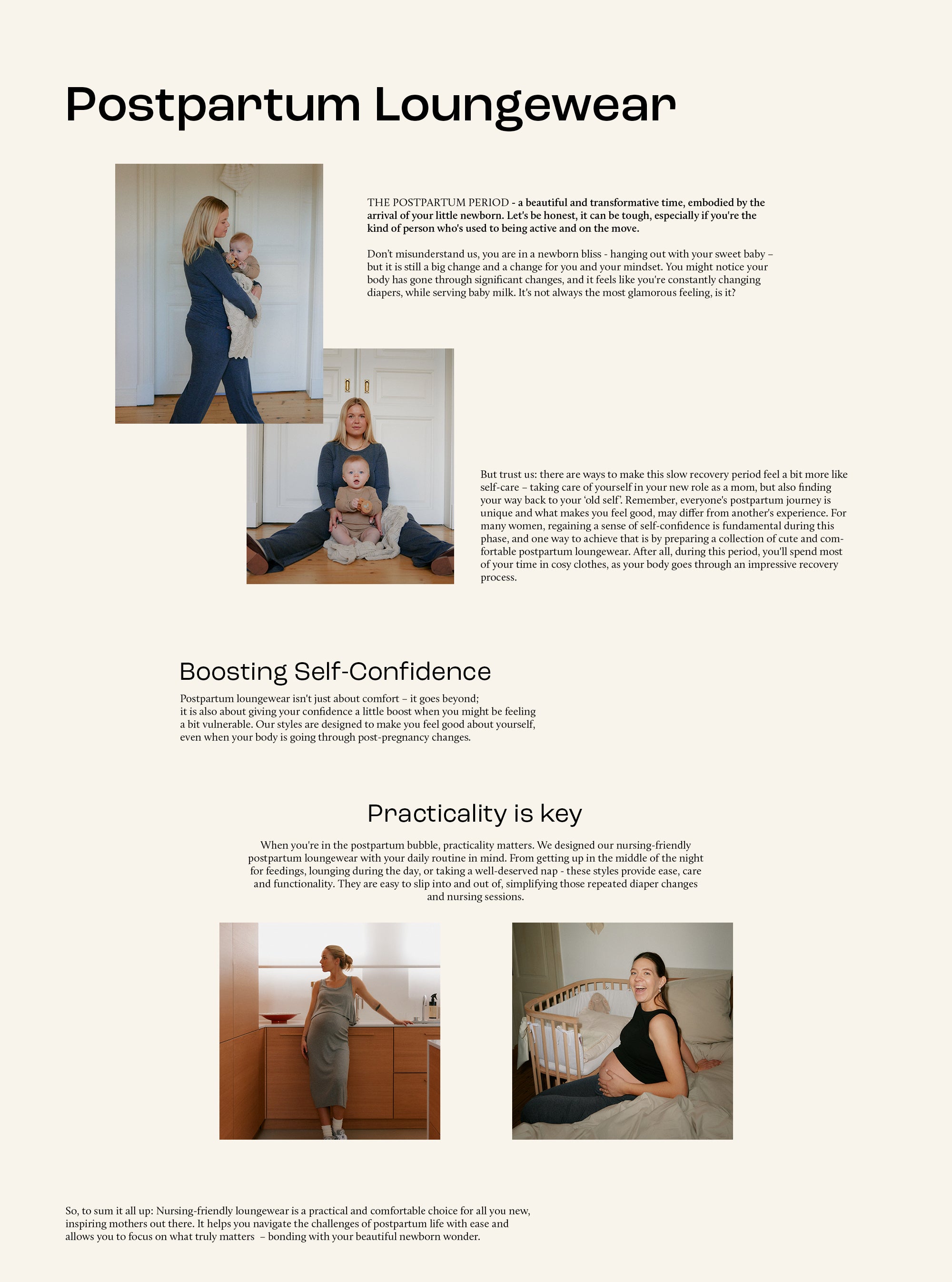 Postpartum loungewear Read more MAMALICIOUS